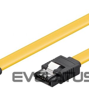 Cable Goobay  SATA cable  PC data cable; 6 Gbps; 90° clip 95020 