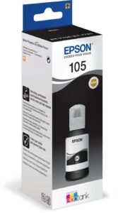 Aksesuāri un izejmateriāli EPSON  Ecotank 105 Ink Bottle, Black 