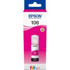Aksesuāri un izejmateriāli EPSON  Ecotank 106 Ink Bottle, Magenta 