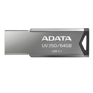 Zibatmiņa ADATA  UV350 64 GB, USB 3.1, Silver 