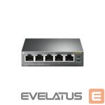 Serveris – kiti priedai TP-Link  Switch TL-SG1005P Unmanaged, Desktop, 1 Gbps (RJ-45) ports quantity 5, PoE ports quantity 4, Power supply type External 
