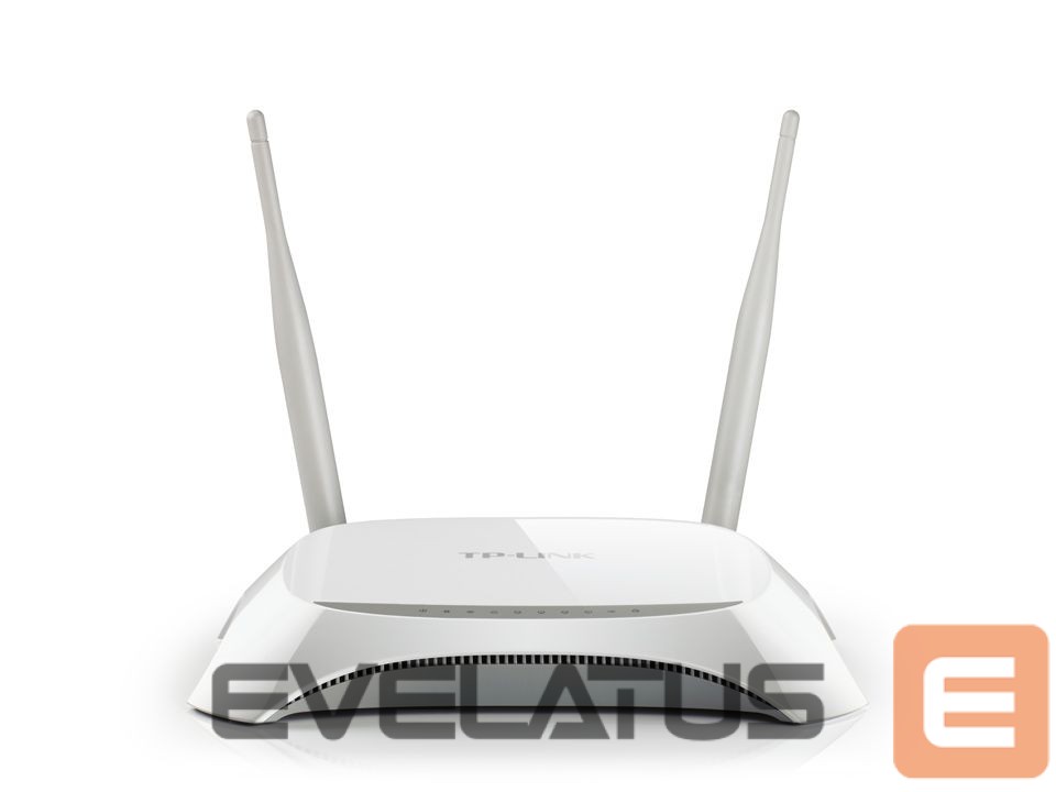 Routers TP-Link 3G/4G Router TL-MR3420 802.11n, 300 Mbit/s, 10/100 Mbit/s, Ethernet LAN (RJ-45) ports 4, 3G/4G via optional USB adapter, Antenna type 2xExternal, 1xUSB 2.0