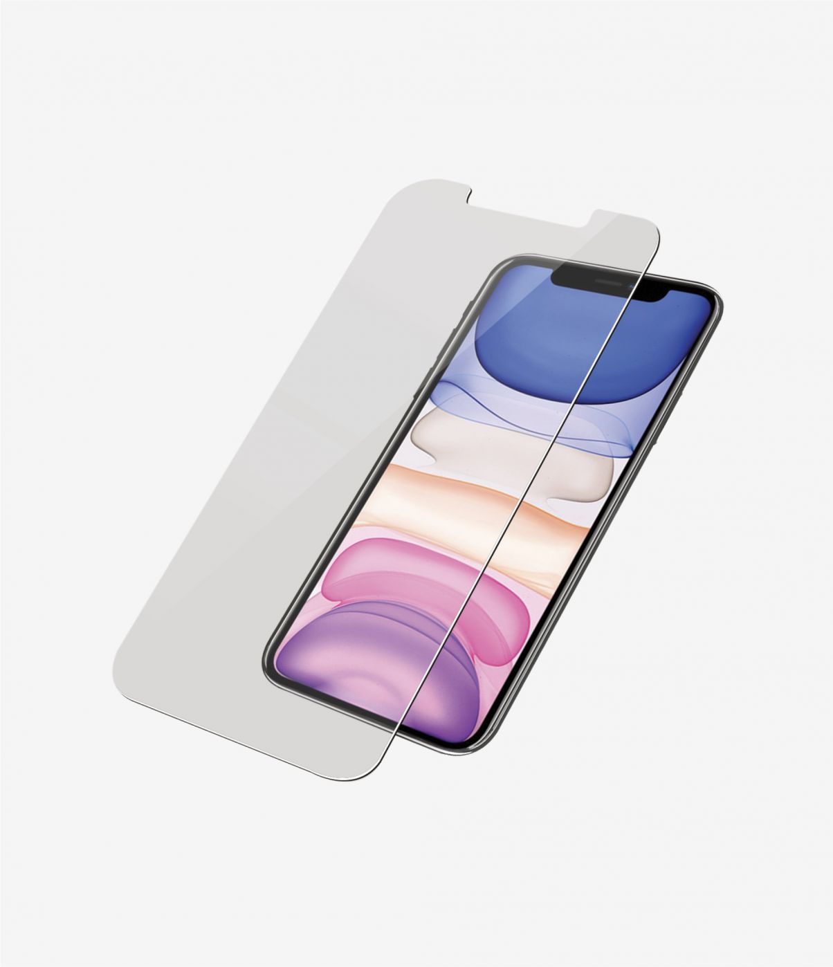 Back panel cover PanzerGlass Apple, iPhone XR/11, Hybrid glass, Transparent, Screen Protector
