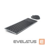 Arvuti klaviatuur Dell  Keyboard and Mouse KM7120W Keyboard and Mouse Set, Wireless, Batteries included, US, Titan Gray 