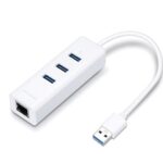 Muu arvutitarvik TP-Link  USB 3.0 3-Port Hub & Gigabit Ethernet Adapter 2 in 1 USB Adapter UE330 