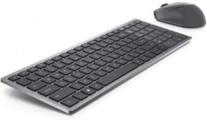 Arvuti klaviatuur Dell  KM7120W Keyboard and Mouse Set, Wireless, Batteries included, EN/LT, Titan Gray 