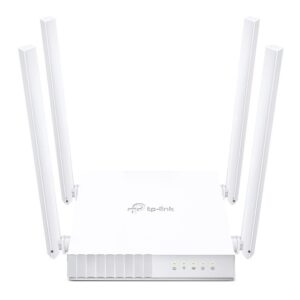 Routers TP-Link  Dual Band Router Archer C24 802.11ac, 300+433 Mbit/s, 10/100 Mbit/s, Ethernet LAN (RJ-45) ports 4, MU-MiMO Yes, Antenna type 4xFixed 