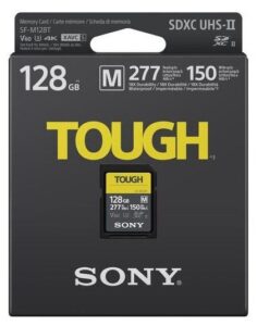 Atmiņas kartes Sony  Tough Memory Card UHS-II 128 GB, micro SDXC, Flash memory class 10