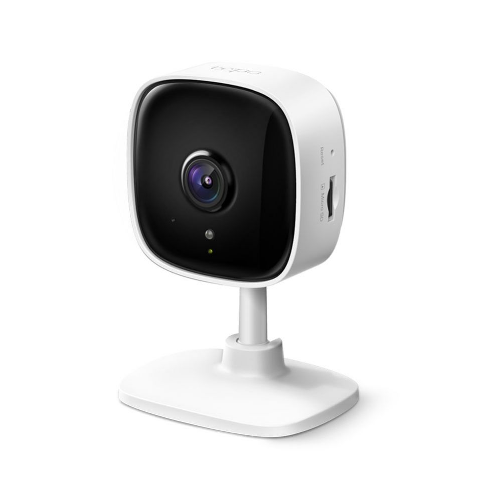Webcam TP-Link Home Security Wi-Fi Camera Tapo C100 Cube, 3.3mm/F/2.0, Privacy Mode, Sound and Light Alarm, Motion Detection and Notifications, H.264, Micro SD, Max. 128 GB