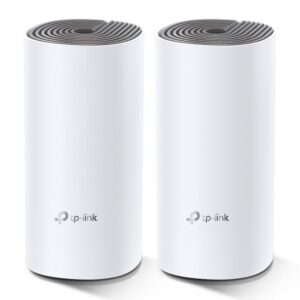 Ruuterid TP-Link  C1200 Whole Home Mesh Wi-Fi System Deco E4 (2-pack)	 802.11ac, 867+300 Mbit/s, 10/100 Mbit/s, Ethernet LAN (RJ-45) ports 2, Mesh Support Yes, MU-MiMO Yes, Antenna type 2xInternal 