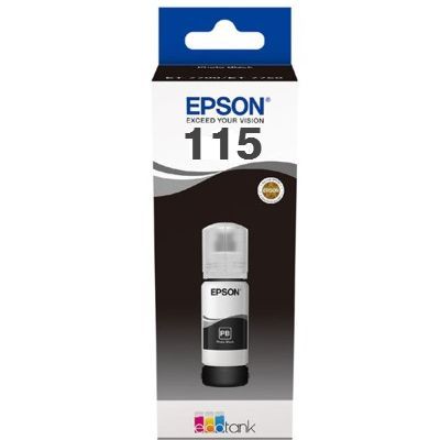 Aksesuāri un izejmateriāli EPSON 115 ECOTANK Ink Bottle, Black