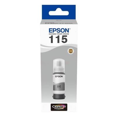 Aksesuāri un izejmateriāli EPSON 115 ECOTANK Ink Bottle, Grey