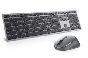 Arvuti klaviatuur Dell  Premier Multi-Device Keyboard and Mouse   KM7321W Wireless, Batteries included, EE, Titan grey 
