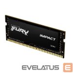 Operatiivmälu DDR4 Kingston  Fury Impact 8 GB, DDR4, 3200 MHz, Notebook, Registered No, ECC No 