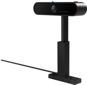 Veebikaamera Lenovo  ThinkVision MC50 Monitor Webcam Black, 1080p RGB clear video image. Comfortable set up with lift, tilt and swivel function. Built in dual microphones with noise cancellation functionality. Physical camera shutter. Plug and play USB connection. Secure Anti thieve Attachment. Capture audio from up to 2 meters away 