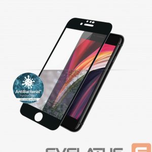 Back panel cover PanzerGlass  Apple, iPhone 6/6s/7/8/SE 2020, Hybrid glass, Black,  Screen Protector 