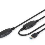 Kaabel Digitus  USB Extension cable DA-73105 USB 3.0, 10 m, Black 