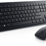 Arvuti klaviatuur Dell  Keyboard and Mouse KM3322W Keyboard and Mouse Set, Wireless, Batteries included, US, Black 