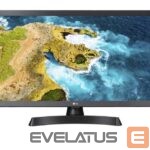 Monitors LG  Monitor 24TQ510S-PZ 23.6 ", VA, HD, 1366 x 768, 16:9, 14 ms, 250 cd/m², Black, 60 Hz, HDMI ports quantity 2 