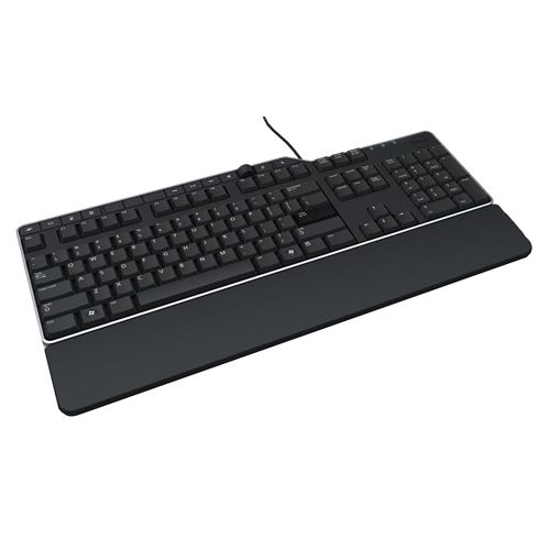 Computer keyboard Dell KB-522 Multimedia, Wired, Keyboard layout EN, Hi-Speed USB 2.0, Black, English, Numeric keypad