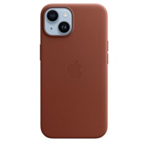 Aizmugurējais vāciņš Apple - 14 Leather Case with MagSafe Umber