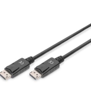 Cable Digitus  DisplayPort Connection Cable AK-340100-020-S Black, DisplayPort to DisplayPort, 2 m 