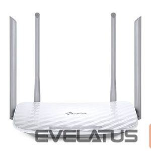 Ruuterid TP-Link  Router Archer C50 802.11ac, 300+867 Mbit/s, 10/100 Mbit/s, Ethernet LAN (RJ-45) ports 4, Antenna type 2xExternal, 1xUSB 2.0 