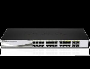 Server - Other Accessories D-link  DGS-1210-20, Gigabit Smart Switch with 16 10/100/1000Base-T ports and 4 Gigabit MiniGBIC (SFP) ports, 802.3x Flow Control, 802.3ad Link Aggregation, 802.1Q VLAN, 802.1p Priority Queues, Port mirroring,, Jumbo Frame support, 802.1D STP, ACL, LLDP, Cable Diagnostics, Auto Surveillance VLAN, Auto Voice VLAN, 