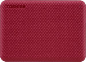 Zibatmiņa Toshiba  Canvio Advance HDTCA20ER3AA 2000 GB, 2.5 ",  USB 3.2 Gen1, Red 