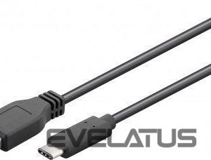 Cable Goobay  USB 2.0 cable 1,8 m, Black, USB 2.0 male (type A), USB-C male 