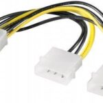 Kaabel Goobay  93241 Power cable/adapter for PC graphics cards; PCI-E to PCI Express 8-pin, 0.15 m 