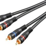 Kabelis Goobay  50032 Stereo RCA cable 2x RCA, double shielded, 1.5 m 