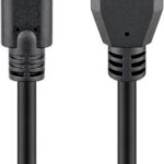 Kabelis Goobay  71221 USB-C to USB A 3.0 cable, black, 2m 