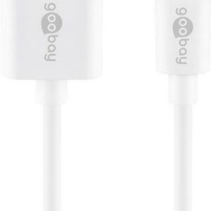 Cable Goobay  Lightning USB charging and sync cable 54600  White,  USB 2.0 male (type A), Apple Lightnin male (8-pin) 