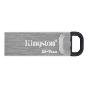 Zibatmiņa Kingston  USB Flash Drive DataTraveler Kyson 64 GB, USB 3.2 Gen 1, Black/Grey 