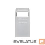 USB atmintinė Kingston  USB 3.2 Flash Drive  DataTraveler micro 256 GB, USB 3.2, Silver 
