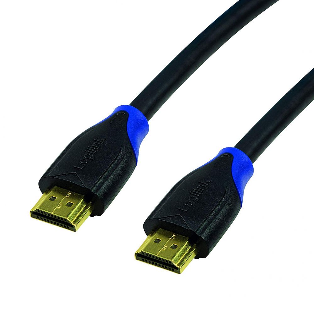 Monitori tarvik Logilink CH0061 HDMI Cable 2.0 bulk M/M 1.0m black