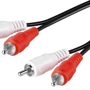 Cable Goobay  Stereo RCA cable 2x RCA 50030 5 m 