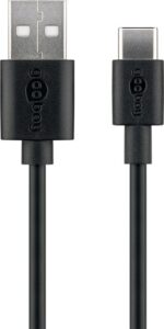 Kabelis Goobay  USB-C charging and sync cable (USB-A > USB-C) 59124 3 m 