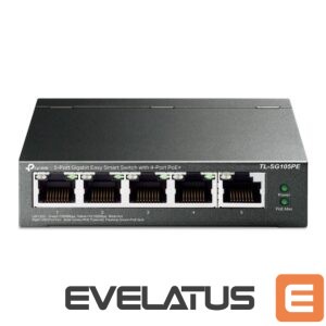 Server - Other Accessories TP-Link  Switch TL-SG105PE Unmanaged, Desktop, 10/100/1000 Mbit/s, Ethernet LAN (RJ-45) ports 5, PoE+ ports quantity 4, Power supply type External 