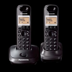 Telephone set Panasonic  Cordless KX-TG2512FXT Black, Caller ID, Wireless connection, Phonebook capacity 50 entries, Conference call, Built-in display, Speakerphone