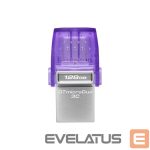Flash drive Kingston  DataTraveler DT Micro Duo 3C 128 GB, USB Type-C and Type-A, Purple 