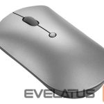 Datora pele Lenovo  Silent Mouse 600 Optical Mouse, Iron Grey, Dual-host Bluetooth 5.0 