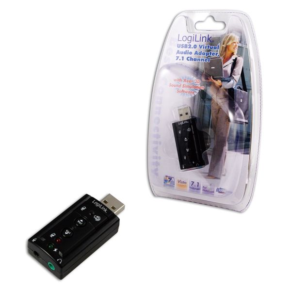 Kaabel Logilink USB Audio adapter, 7.1 sound effect