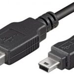 Kabelis Logilink  USB MINI-B 5-pin 180 Cert 1.8m Mini-USB B, USB A, 1.8 m, Black 