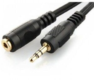 Kabelis Cablexpert  Gembird CCA-421S-5M 3.5 mm stereo audio extension cable, 5 m 