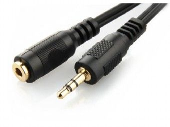 Kabelis Cablexpert Gembird CCA-421S-5M 3.5 mm stereo audio extension cable, 5 m