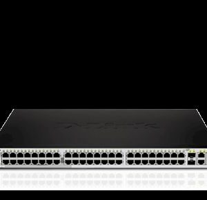 Server - Other Accessories D-link  DGS-1210-52, Gigabit Smart Switch with 48 10/100/1000Base-T ports and 4 Gigabit MiniGBIC (SFP) ports, 802.3x Flow Control, 802.3ad Link Aggregation, 802.1Q VLAN, 802.1p Priority Queues, Port mirroring, Jumbo Frame support, 802.1D STP, ACL, LLDP, Cable Diagnostics, Auto Surveillance VLAN, Auto Voice VLAN 