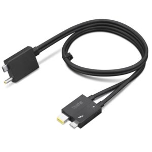Cable Lenovo  ThinkPad Thunderbolt 4 WorkStation Dock Split Cable 4X91K16970 Black, 0.7 m