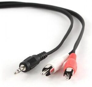 Kabelis Cablexpert  1.5m, 3.5mm/2xRCA, M/M 1.5 m, Black, Red, White 